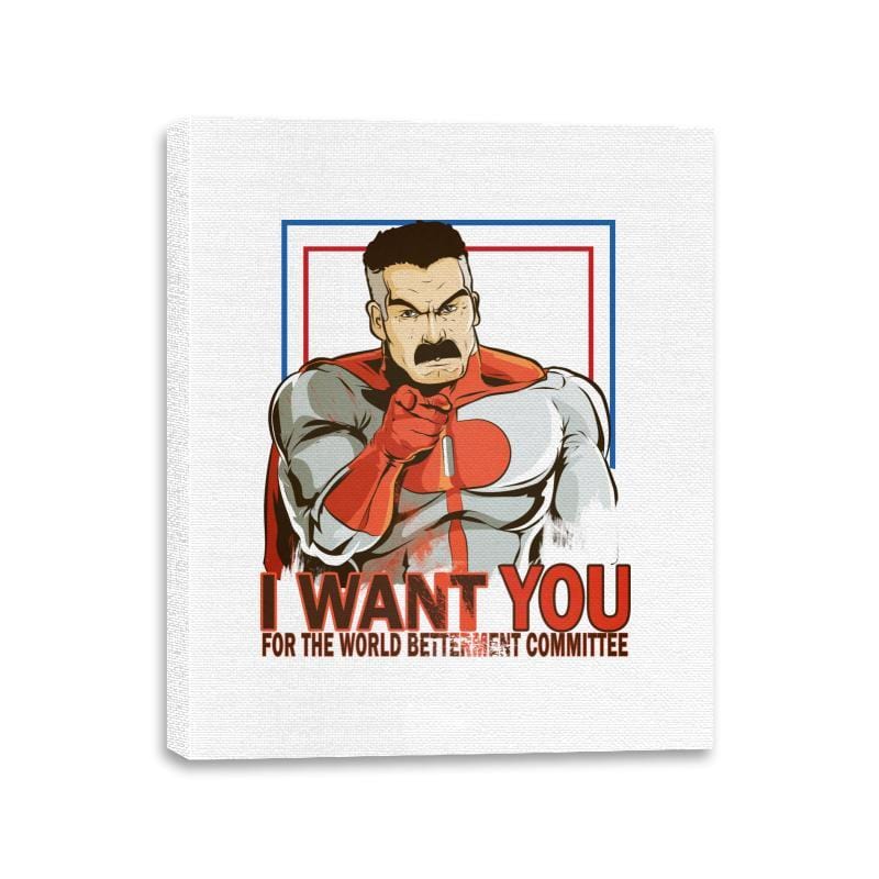 Uncle Omni - Canvas Wraps Canvas Wraps RIPT Apparel 11x14 / White