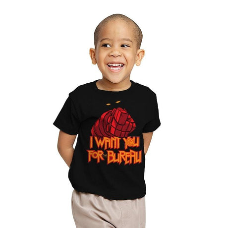 Uncle Red wants YOU - Youth T-Shirts RIPT Apparel X-small / Black