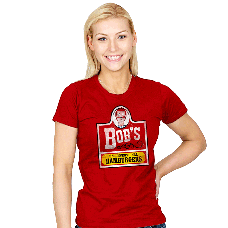 Unconventional Burgers - Womens T-Shirts RIPT Apparel