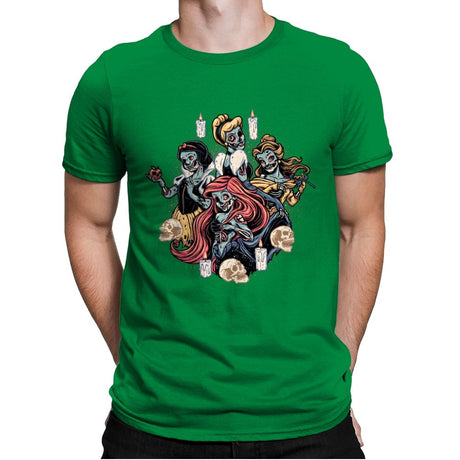 Undead Princesses - Best Seller - Mens Premium T-Shirts RIPT Apparel Small / Kelly