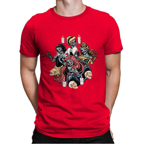 Undead Princesses - Best Seller - Mens Premium T-Shirts RIPT Apparel Small / Red