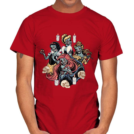 Undead Princesses - Best Seller - Mens T-Shirts RIPT Apparel Small / Red