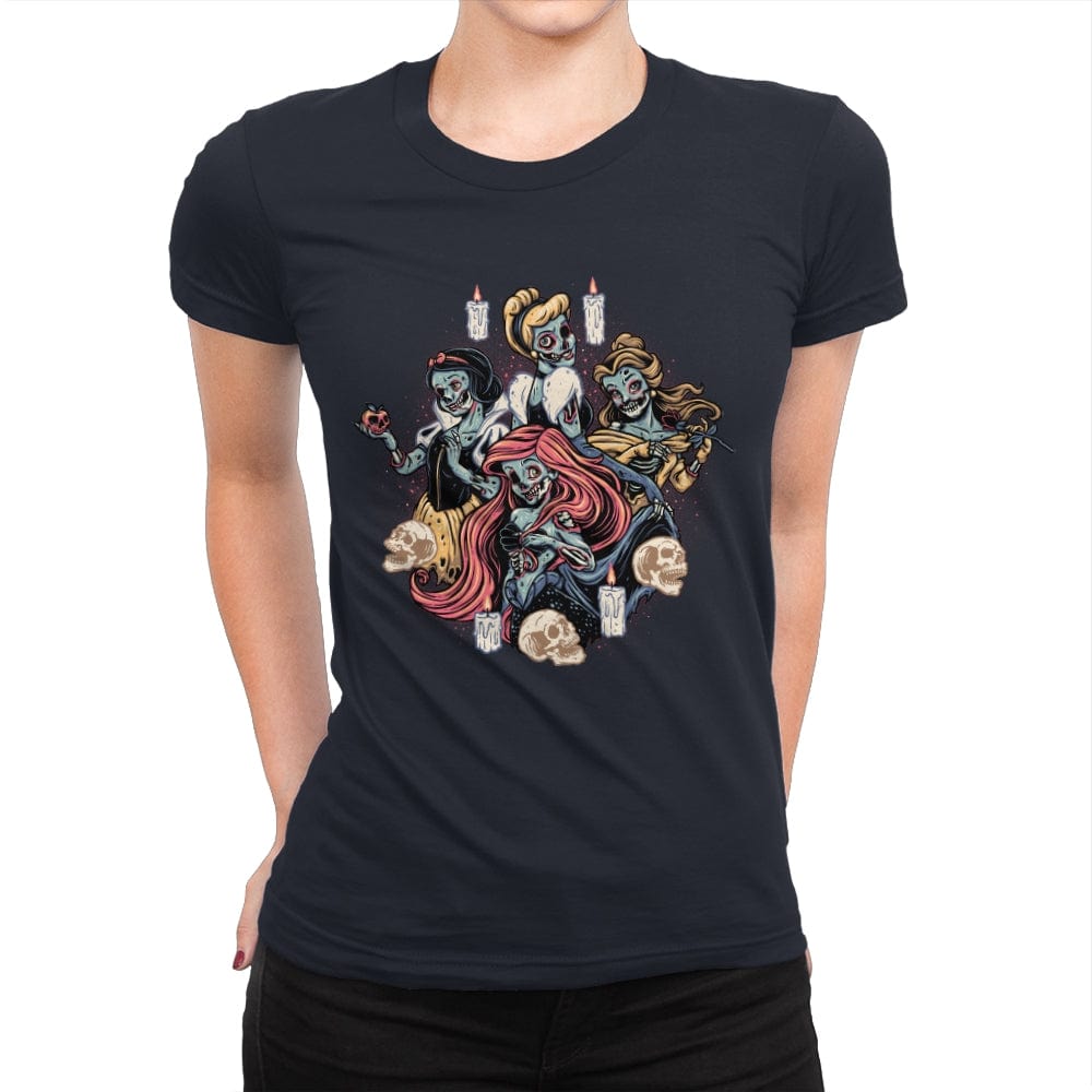 Undead Princesses - Best Seller - Womens Premium T-Shirts RIPT Apparel Small / Midnight Navy