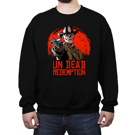 Undead Redemption - Crew Neck Sweatshirt Crew Neck Sweatshirt RIPT Apparel Small / Black