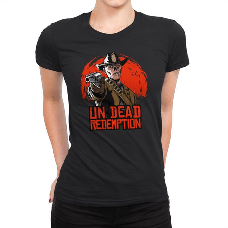 Undead Redemption - Womens Premium T-Shirts RIPT Apparel Small / Black