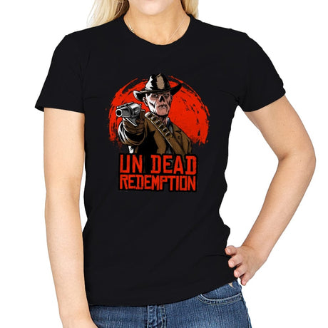 Undead Redemption - Womens T-Shirts RIPT Apparel Small / Black
