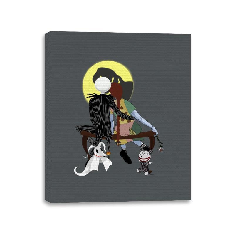 Undying Puppy Love - Canvas Wraps Canvas Wraps RIPT Apparel 11x14 / Charcoal