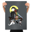 Undying Puppy Love - Prints Posters RIPT Apparel 18x24 / Charcoal