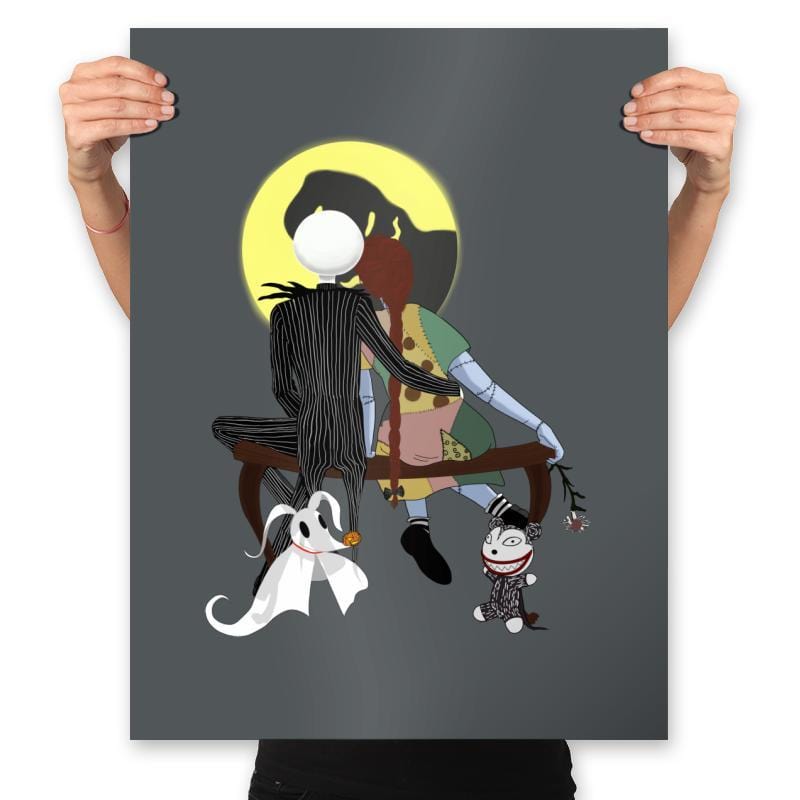 Undying Puppy Love - Prints Posters RIPT Apparel 18x24 / Charcoal