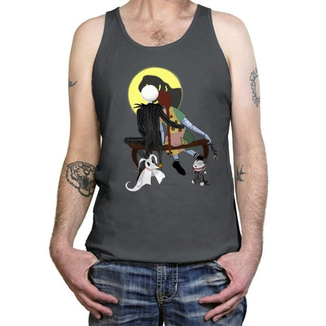 Undying Puppy Love - Tanktop Tanktop RIPT Apparel X-Small / Asphalt
