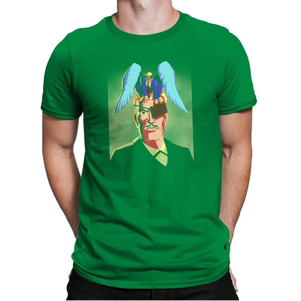Unexpected Attorney of Ignorance - 80s Blaarg - Mens Premium T-Shirts RIPT Apparel Small / Kelly Green