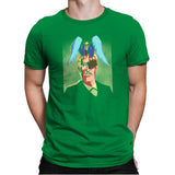 Unexpected Attorney of Ignorance - 80s Blaarg - Mens Premium T-Shirts RIPT Apparel Small / Kelly Green