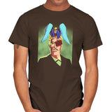 Unexpected Attorney of Ignorance - 80s Blaarg - Mens T-Shirts RIPT Apparel Small / Dark Chocolate