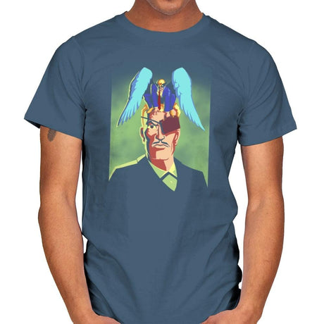 Unexpected Attorney of Ignorance - 80s Blaarg - Mens T-Shirts RIPT Apparel Small / Indigo Blue