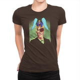 Unexpected Attorney of Ignorance - 80s Blaarg - Womens Premium T-Shirts RIPT Apparel Small / Dark Chocolate