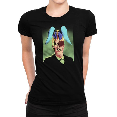 Unexpected Attorney of Ignorance - 80s Blaarg - Womens Premium T-Shirts RIPT Apparel Small / Indigo