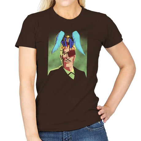 Unexpected Attorney of Ignorance - 80s Blaarg - Womens T-Shirts RIPT Apparel Small / Dark Chocolate