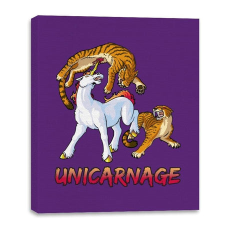 Unicarnage - Canvas Wraps Canvas Wraps RIPT Apparel