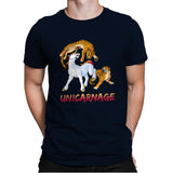 Unicarnage - Mens Premium T-Shirts RIPT Apparel Small / Midnight Navy
