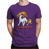 Unicarnage - Mens Premium T-Shirts RIPT Apparel Small / Purple Rush