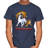 Unicarnage - Mens T-Shirts RIPT Apparel Small / Navy