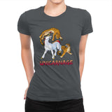 Unicarnage - Womens Premium T-Shirts RIPT Apparel Small / Heavy Metal