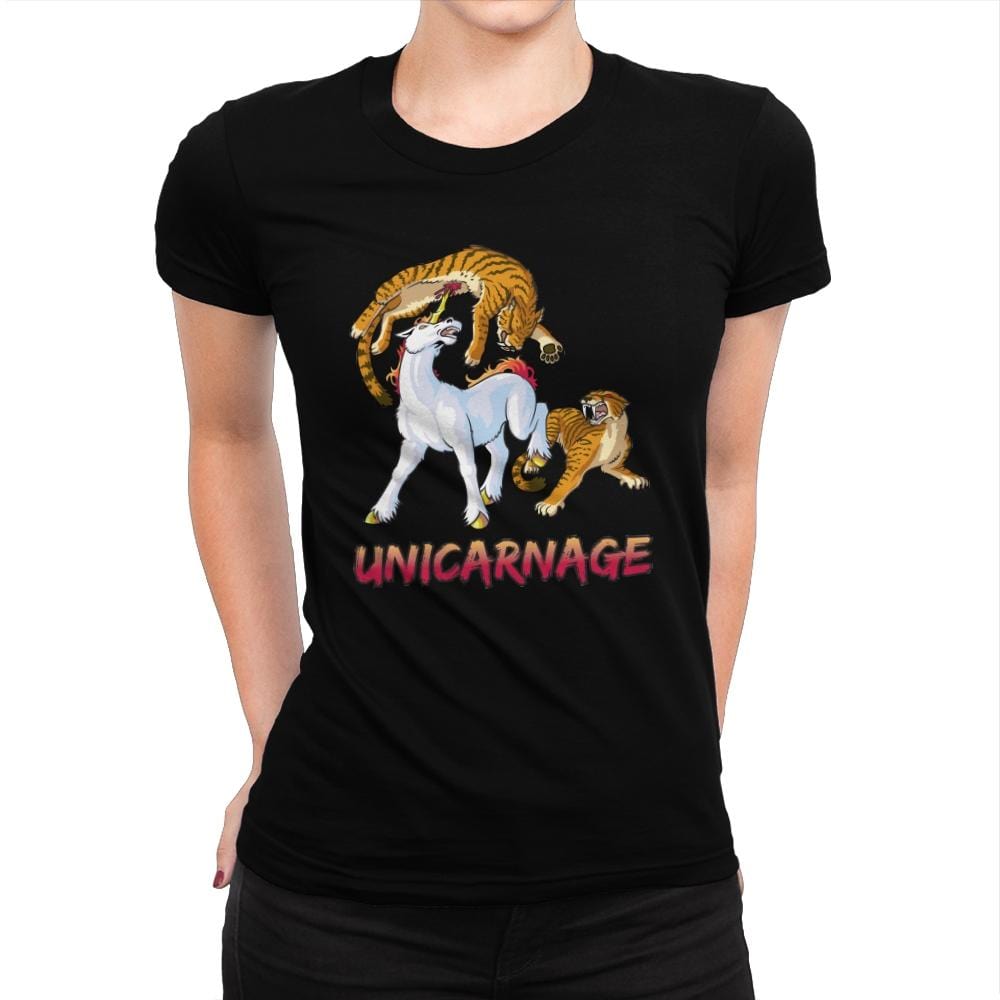 Unicarnage - Womens Premium T-Shirts RIPT Apparel Small / Indigo