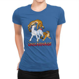 Unicarnage - Womens Premium T-Shirts RIPT Apparel Small / Royal