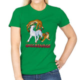 Unicarnage - Womens T-Shirts RIPT Apparel Small / Irish Green
