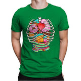 Unicorn Anatomy Sweet Inside - Mens Premium T-Shirts RIPT Apparel Small / Kelly