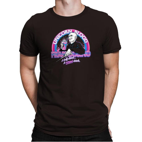 Unicorn Blood Frappe Exclusive - Mens Premium T-Shirts RIPT Apparel Small / Dark Chocolate