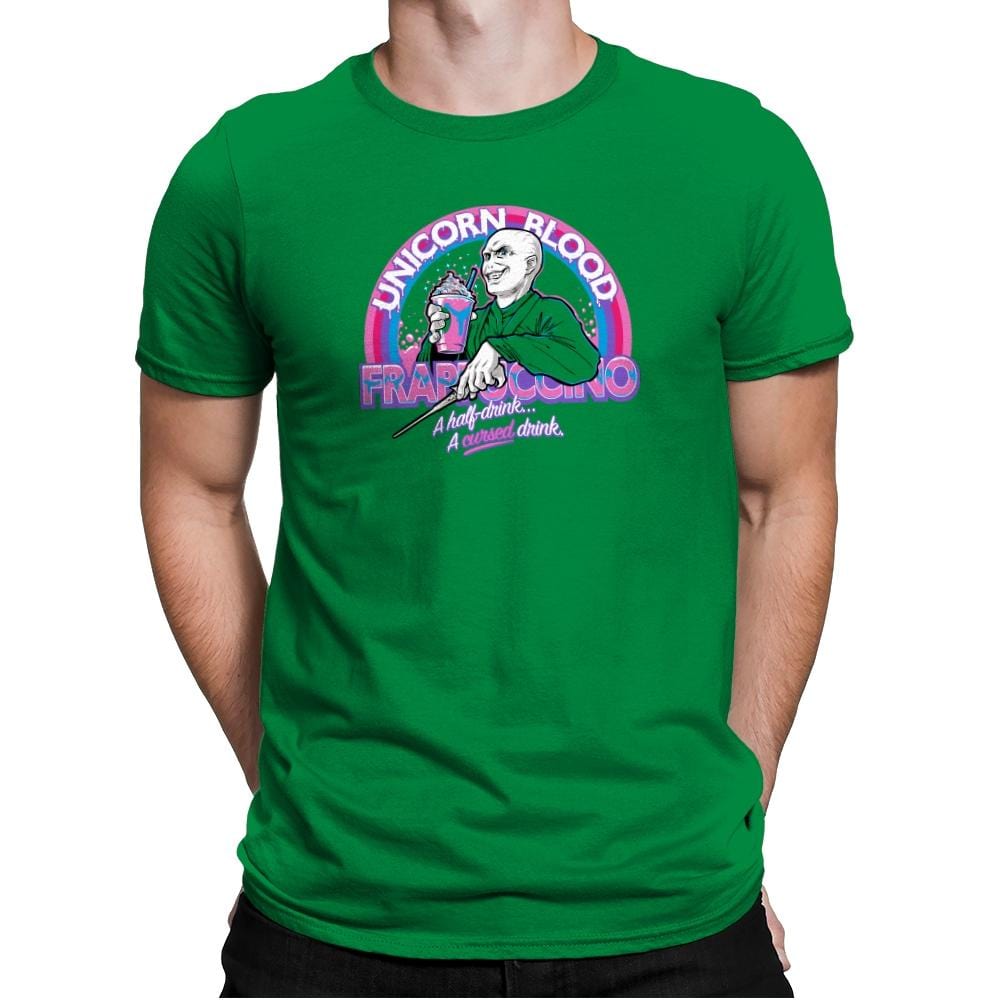 Unicorn Blood Frappe Exclusive - Mens Premium T-Shirts RIPT Apparel Small / Kelly Green