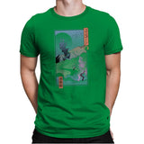 Unicorn Ukiyo-e - Mens Premium T-Shirts RIPT Apparel Small / Kelly