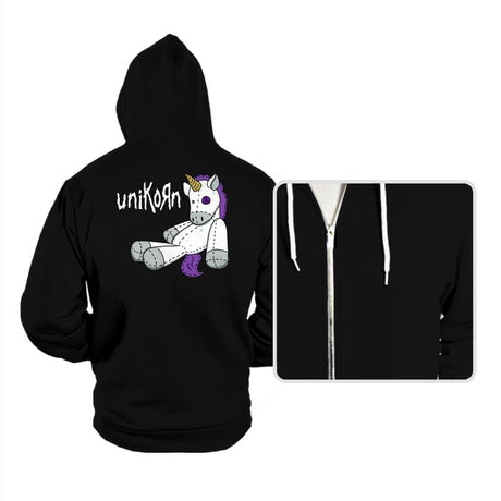 UniKorn - Hoodies Hoodies RIPT Apparel Small / Black