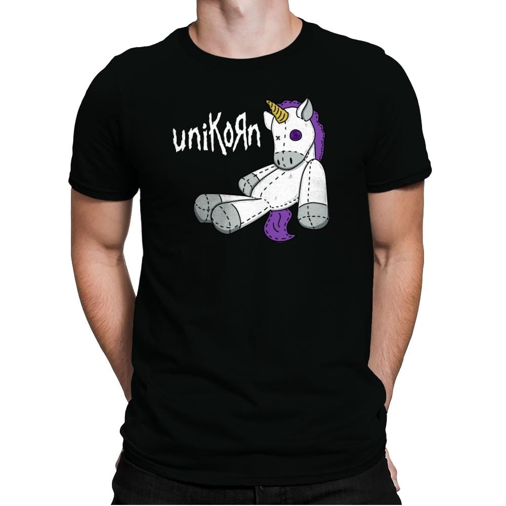 UniKorn - Mens Premium T-Shirts RIPT Apparel Small / Black