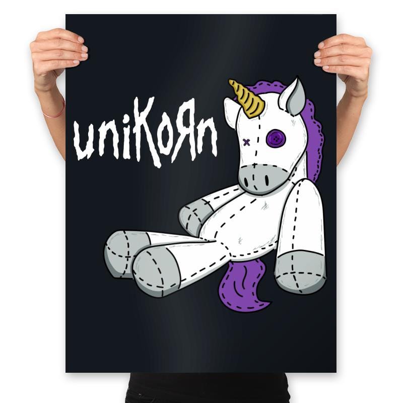 UniKorn - Prints Posters RIPT Apparel 18x24 / Black