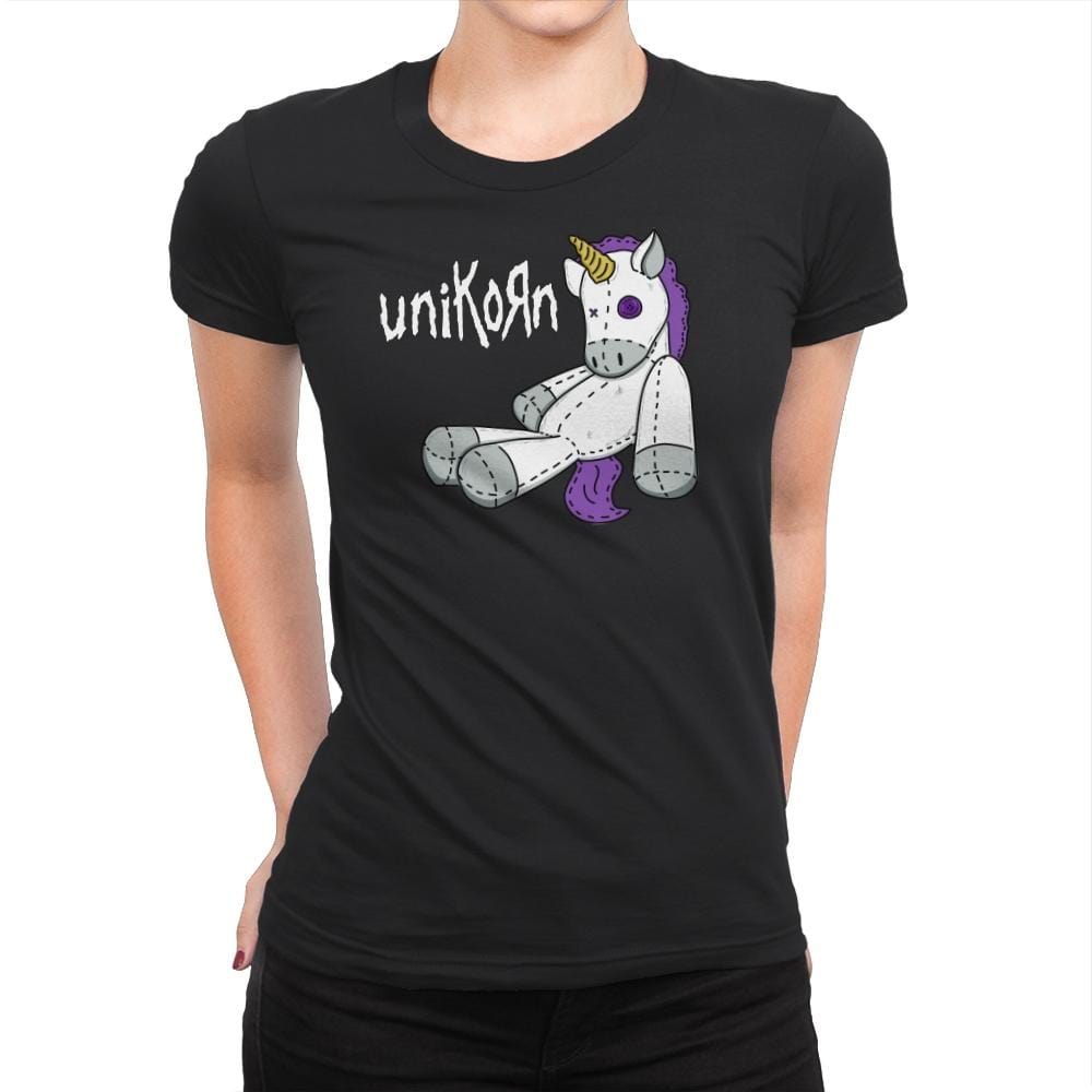 UniKorn - Womens Premium T-Shirts RIPT Apparel Small / Black