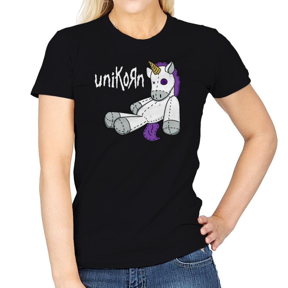 UniKorn - Womens T-Shirts RIPT Apparel Small / Black