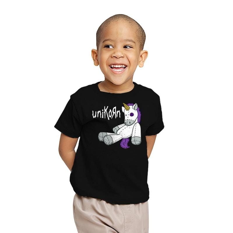 UniKorn - Youth T-Shirts RIPT Apparel X-small / Black