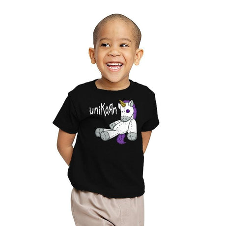 UniKorn - Youth T-Shirts RIPT Apparel X-small / Black