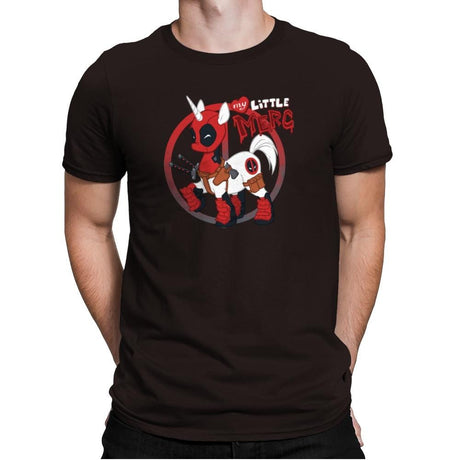 Unipool - Miniature Mayhem - Mens Premium T-Shirts RIPT Apparel Small / Dark Chocolate