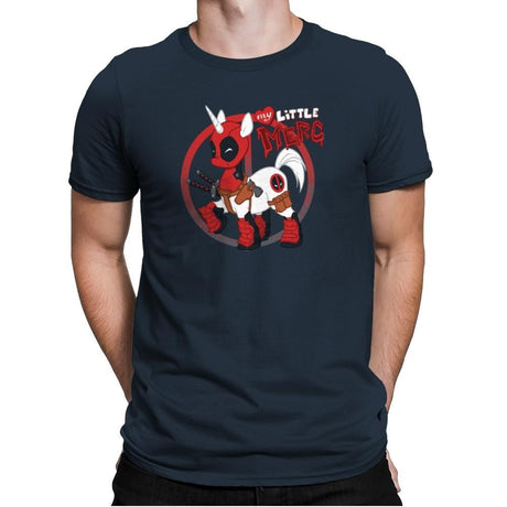 Unipool - Miniature Mayhem - Mens Premium T-Shirts RIPT Apparel Small / Indigo