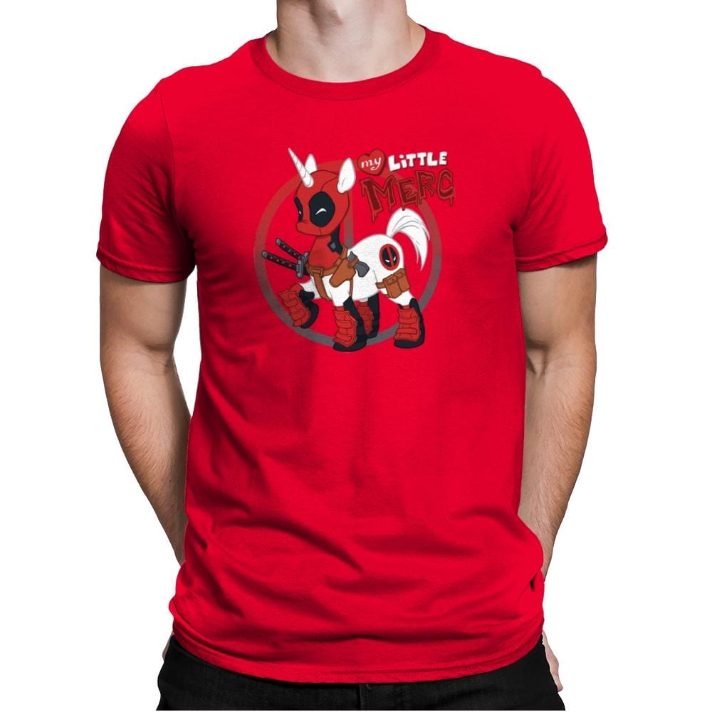 Unipool - Miniature Mayhem - Mens Premium T-Shirts RIPT Apparel Small / Red