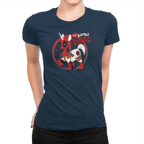 Unipool - Miniature Mayhem - Womens Premium T-Shirts RIPT Apparel Small / Midnight Navy