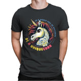 Uniquecorn - Mens Premium T-Shirts RIPT Apparel Small / Heavy Metal