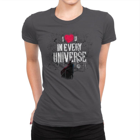 Universal Love - Womens Premium T-Shirts RIPT Apparel Small / Heavy Metal