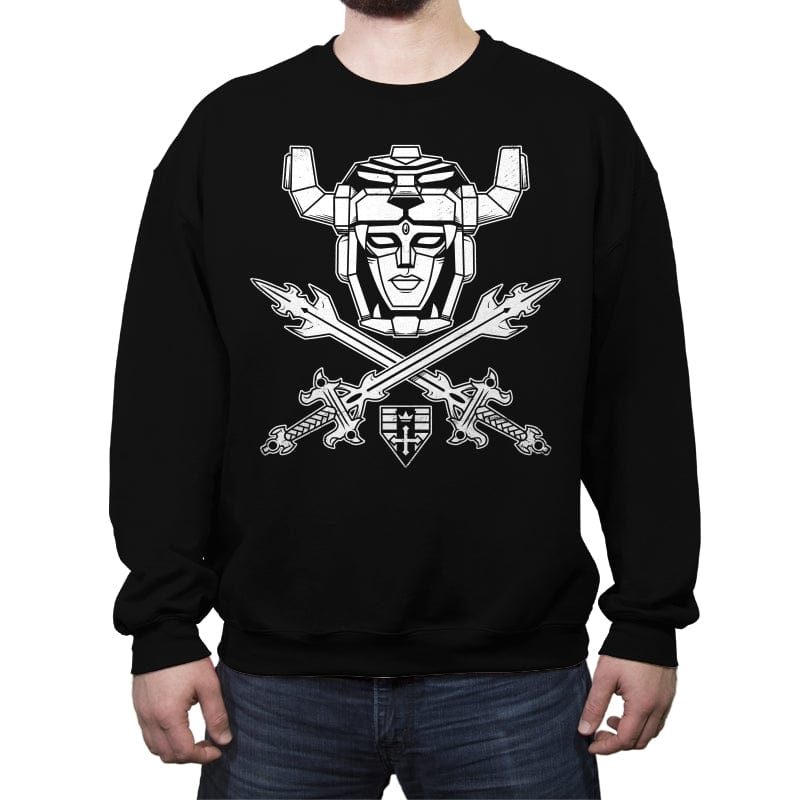 Universe Defender - Crew Neck Sweatshirt Crew Neck Sweatshirt RIPT Apparel Small / Black