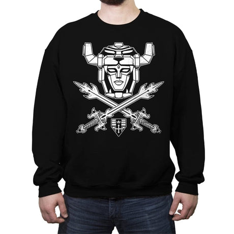 Universe Defender - Crew Neck Sweatshirt Crew Neck Sweatshirt RIPT Apparel Small / Black