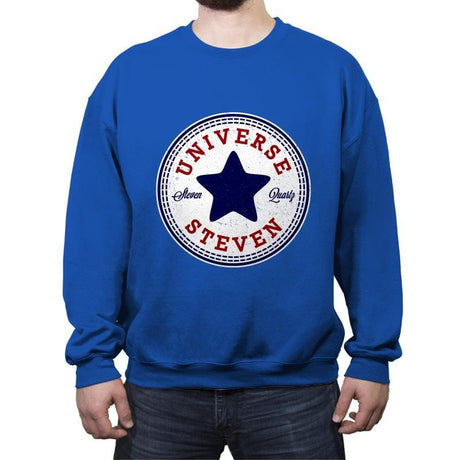 Universe S. - Crew Neck Sweatshirt Crew Neck Sweatshirt RIPT Apparel Small / Royal