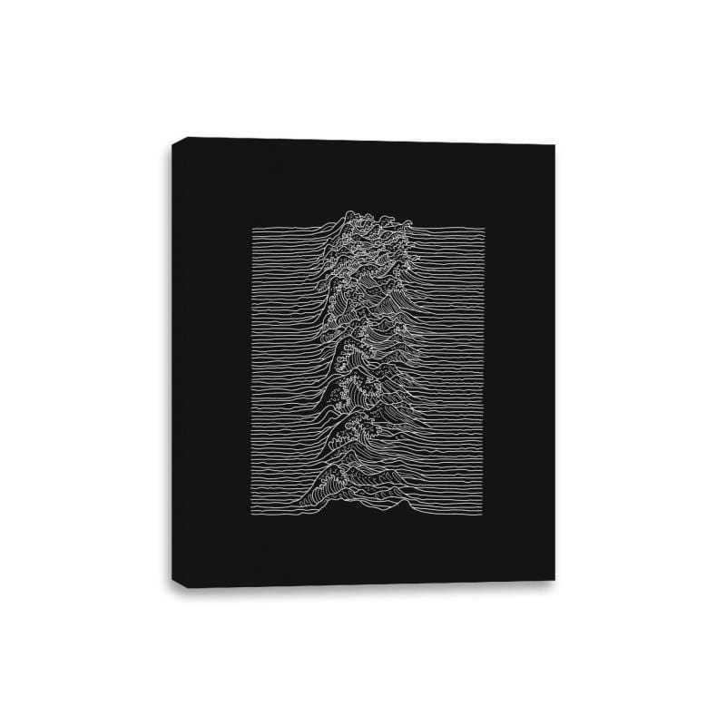 Unknown Waves - Canvas Wraps Canvas Wraps RIPT Apparel 8x10 / Black